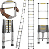 GEKO G02446 Hliníkový teleskopický žebřík 4,4m 150kg