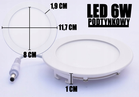 Szpila Vestavný LED panel svítidlo 6W