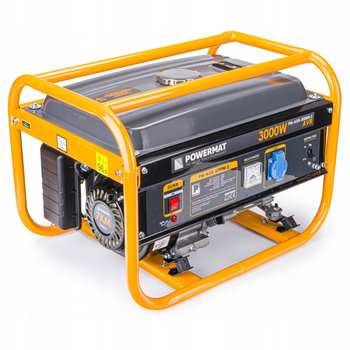 POWERMAT PM-AGR-3000M-S ELEKTROCENTRÁLA GENERÁTOR PROUDU 3000W AVR