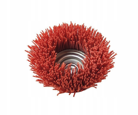 MAGMA 75mm T6mm Nylonový kartáč do vrtačky s úchytem 75mm T6mm