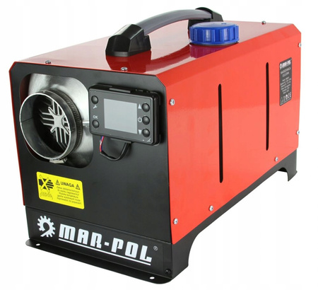 MAR-POL M80951 Naftový ohřívač vzduchu, topidlo s termostatem 12kW, uzavřená spalovací komora webasto