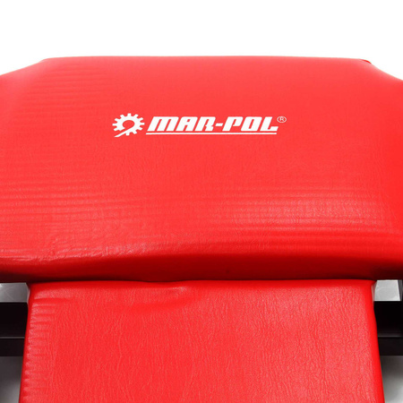 MAR-POL M80093A Montážní dílenské lehátko pojízdné složitelné 8 kg