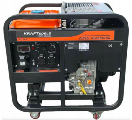 KRAFT&DELE KD169 Jednofázová elektrocentrála generátor 9000W AVR