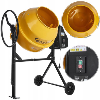 GEKO G80213 Stavební míchačka na beton 230V 120L 550W