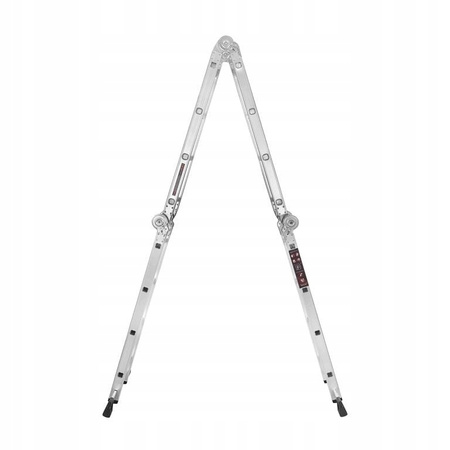 KRAFT&DELE KD4071 Hliníkový Žebřík 4x4 460cm multifunkční s PLATFORMOU kloubový skládací