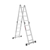 KRAFT&DELE KD4071 Hliníkový Žebřík 4x4 460cm multifunkční s PLATFORMOU kloubový skládací