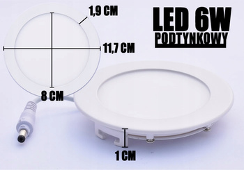 Szpila Vestavný LED panel svítidlo 6W