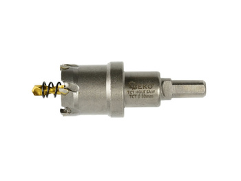 GEKO G39685 Korunkový vrták vykružovák do kovu 30mm titanový vrták