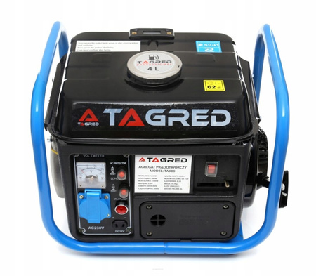 Tagred TA980 Jednofázová benzinová elektrocentrála 1250W 12V 230V + olej