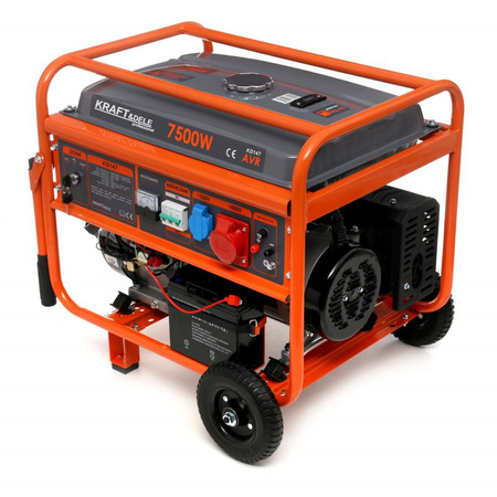 Kraft&Dele KD147 TROJFÁZOVÁ ELEKTROCENTRÁLA GENERÁTOR PROUDU 7500W AVR