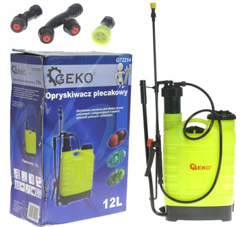 GEKO G73214 Zahradní ruční tlakový postřikovač 12L