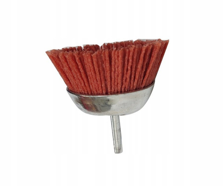 MAGMA 75mm T6mm Nylonový kartáč do vrtačky s úchytem 75mm T6mm