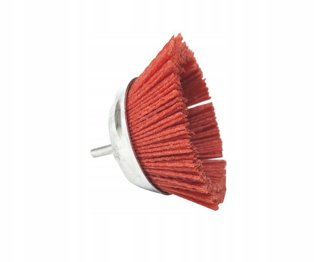 MAGMA 75mm T6mm Nylonový kartáč do vrtačky s úchytem 75mm T6mm