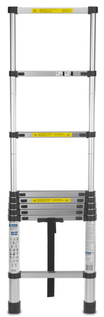 GEKO G02444 Hliníkový teleskopický žebřík 2,6 m 150 kg 