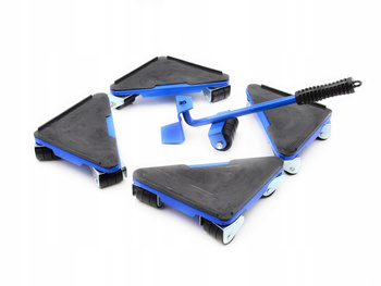 GEKO G29800 Stěhovací kolečka na přepravu nábytku spotřebičů 5ks