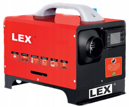 LEX LXOH12KW Ohřívač vzduchu topidlo do auta 12kW 230V 12V