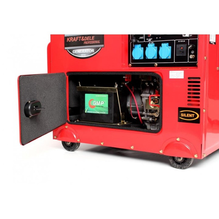 KRAFT&DELE KD123 ELEKTROCENTRÁLA GENERÁTOR PROUDU dieselový motor 7500W AVR