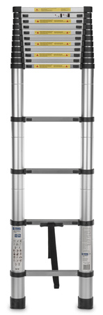 GEKO G02446 Hliníkový teleskopický žebřík 4,4m 150kg
