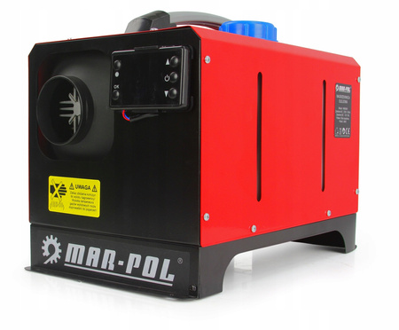 MAR-POL M80950 Naftový ohřívač vzduchu, topidlo s termostatem 8kW, uzavřená spalovací komora