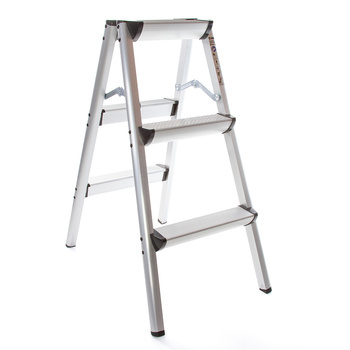 MAR-POL M85591 Hliníkový oboustranný žebřík 79cm 150kg