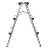 MAR-POL M85591 Hliníkový oboustranný žebřík 79cm 150kg