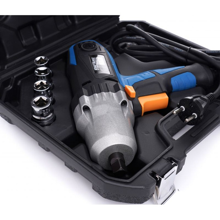 KRAFT&DELE KD1796 Elektrický rázový utahovák 2200W klíč na kola 1/2"+ hlavice
