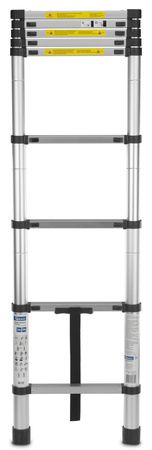 GEKO G02444 Hliníkový teleskopický žebřík 2,6 m 150 kg 