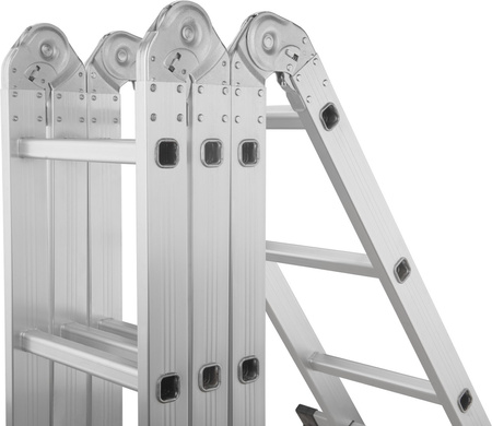 GEKO G02440 Multifunkční kloubový žebřík 3,7m štafle 