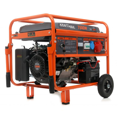 Kraft&Dele KD147 TROJFÁZOVÁ ELEKTROCENTRÁLA GENERÁTOR PROUDU 7500W AVR