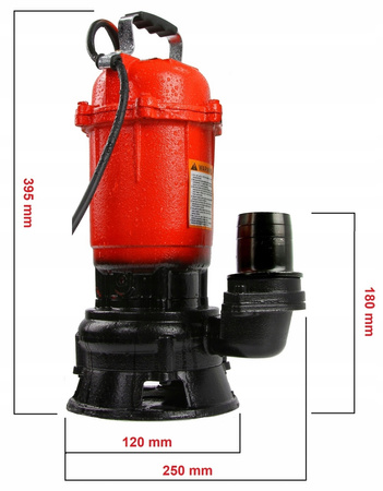 MAR-POL M79900 750W KALOVÉ / PONORNÉ ČERPADLO S DRTIČEM do čišté, špinavé vody
