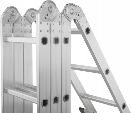 IRMA DR43 Hliníkový víceúčelový žebřík se stabilizátorem 4x3 3,7m