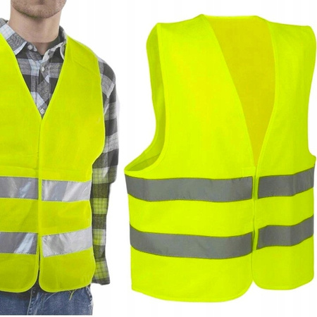 GEKO G90041-L Dětská reflexní ochranná vesta 11-14 let