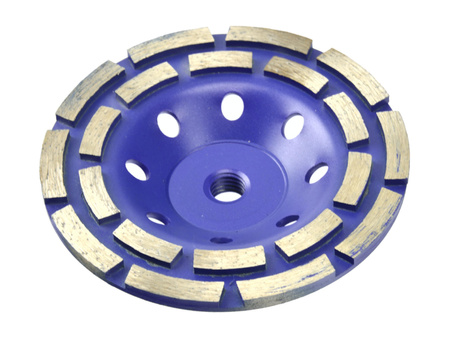 GEKO G00376 Diamantový brusný kotouč 125 M14 dvojitý