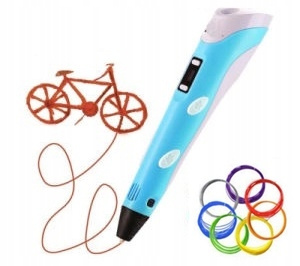 PEN RP-100B-NEW Kreatívní tiskárna pero pro děti 50m náplní modré