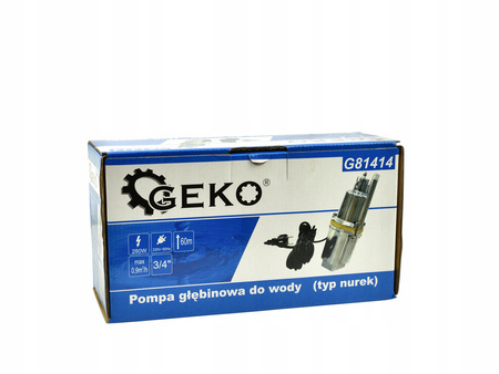 GEKO G81414 Ponorné hlubinné čerpadlo na čistou vodu do vrtu