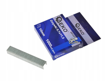 GEKO G01327 Spony do sešívačky svorky sponky 0,7x11,3 10mm 1000ks