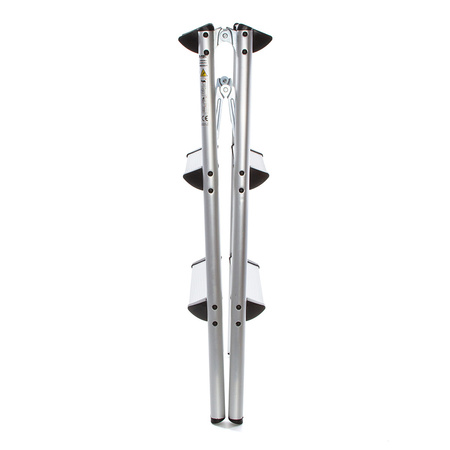 MAR-POL M85591 Hliníkový oboustranný žebřík 79cm 150kg