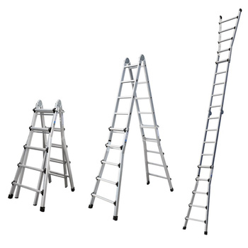IRMA DR45U Hliníkový víceúčelový žebřík 4x5 5,18m