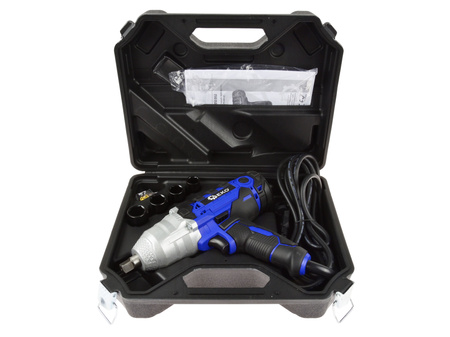 GEKO G81053 Elektrický rázový utahovák 450W klíč na kola 1/2"+ hlavice, klíče