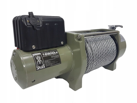 MAR-POL M80820 Kladkostroj ,naviják akumulátorový 24V 7620kg, ocelové lano