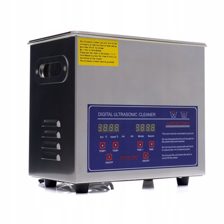 Kraft&Dele KD449 Ultrazvukový čistič čistička 6,5L 230W LCD dezinfekce, viry