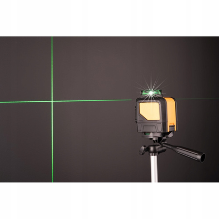 Powermat PM-PLK-360T Křížový měřič dálkoměr měřící laser 50m 360° + stativ a pouzdro