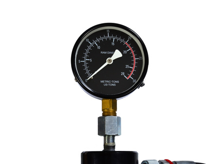 GEKO G02086 Hydraulický lis 20T s tlakoměrem a nožní pumpou