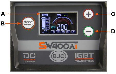 MAR-POL M79379 Invertorová svářečka MMA TIG 200A BJC