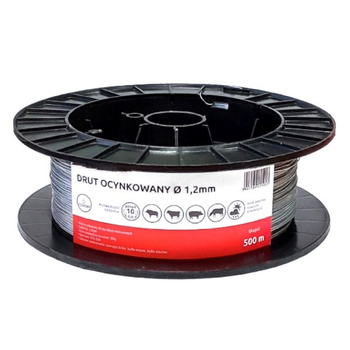 IRMA PVT136 Pozinkovaný drát 1,2 mm pro elektrický ohradník plot 500 m