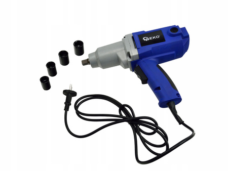 GEKO G81051 Elektrický rázový utahovák 800W klíč na kola 1/2"+ hlavice