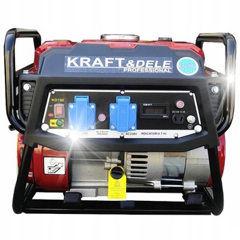 KRAFT&DELE KD150 ELEKTROCENTRÁLA GENERÁTOR PROUDU 1500W 12V/230V LCD