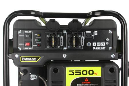 Mar-pol M82482 Inventorová elektrocentrála generátor proudu 3,5kW 230V