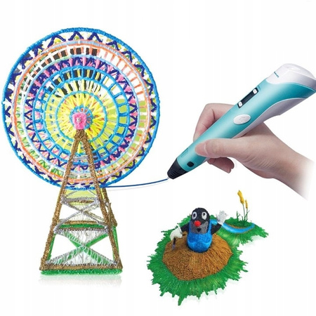 PEN RP-100B-NEW 3D PERO tiskárna pro děti 50m náplní modré 10 barev