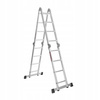 KRAFT&DELE KD4071 Hliníkový Žebřík 4x4 460cm multifunkční s PLATFORMOU kloubový skládací